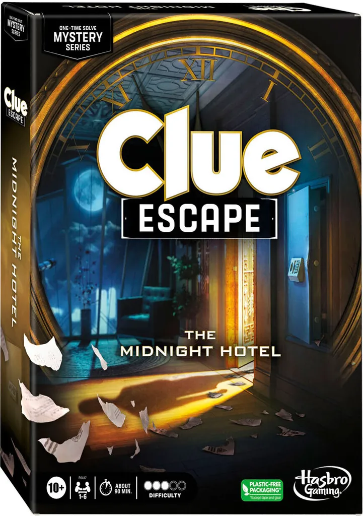 Cluedo Escape Midnight Hotel Jeu Idéal pour Soirée Entre Amis ou Famille