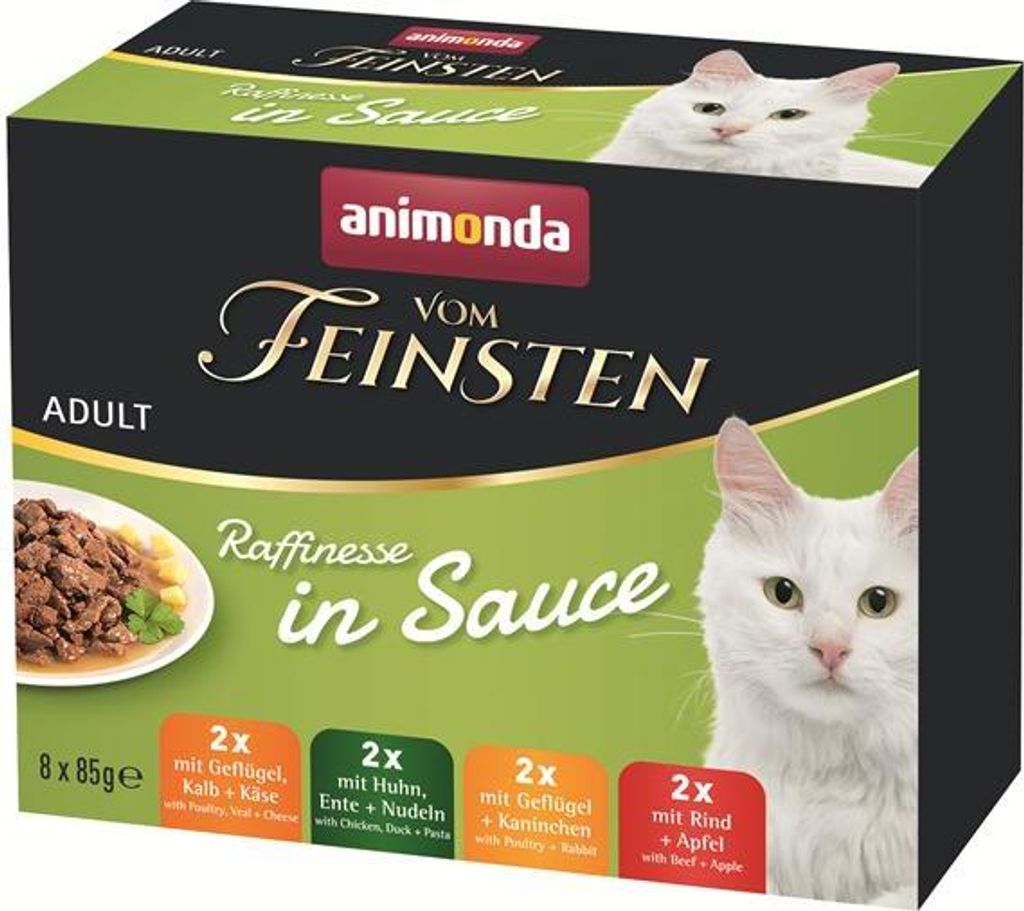 Animonda Cat - Pouchbeutel Vom Feinsten Adult Mixpack 8x85g 6er Pack | 8x85g