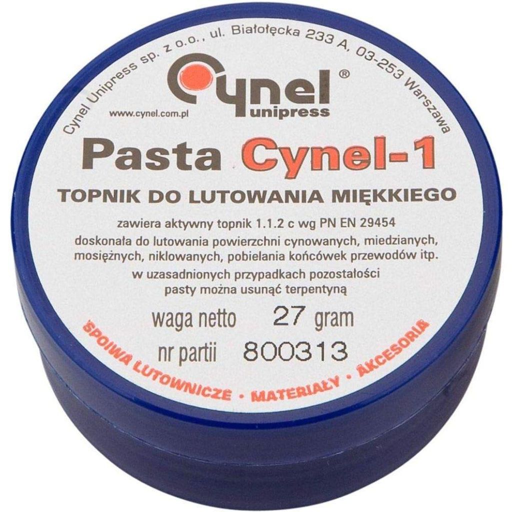 Flux CYNEL pour brasage tendre 27 g Image du produit 