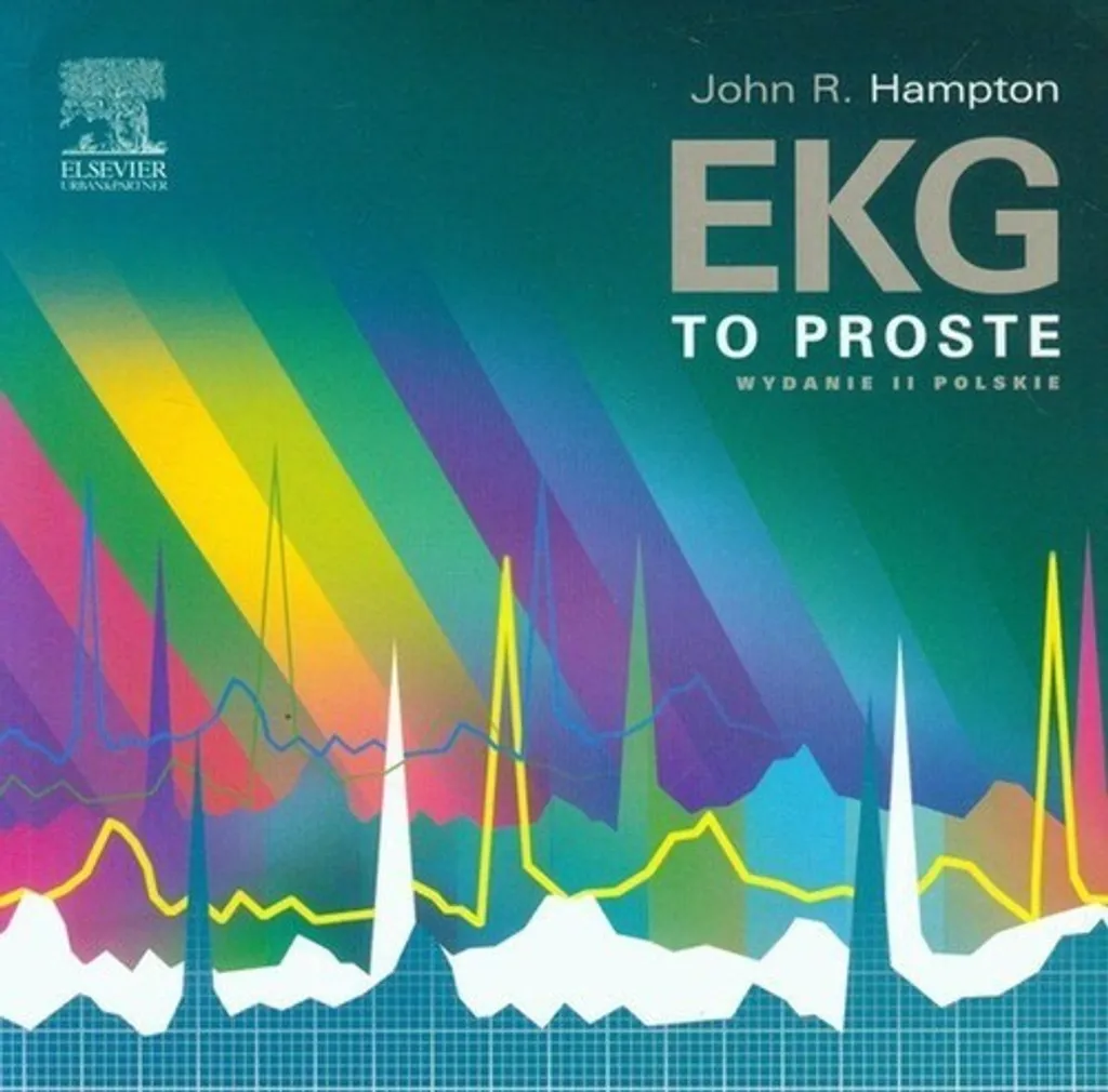 Livre EKG to proste de J. Hampton en polonais pour apprendre l'ECG