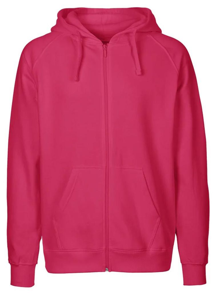 Neutral - Hoodie mit durchgehendem Reißverschluss für Herren LT5373 (XXL) (Pink)