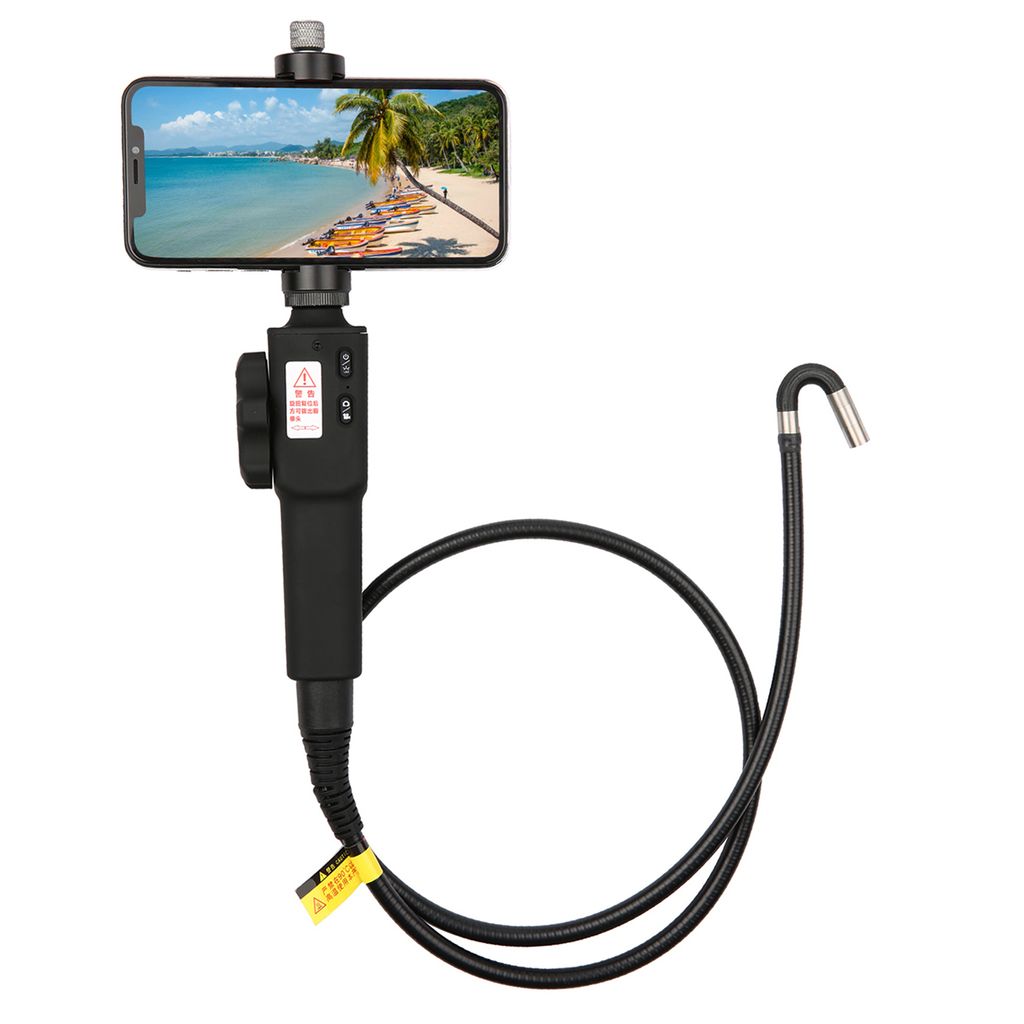 5M Flylinktech HD Endoskop USB Endoskopkamera 2MP Digitale Endoskop 8,5mm Kamerakopf mit 6 Einstellbare LED Inspektionskamera Rohr Boroskop Verbinden mit Smartphone oder PC schwarz 