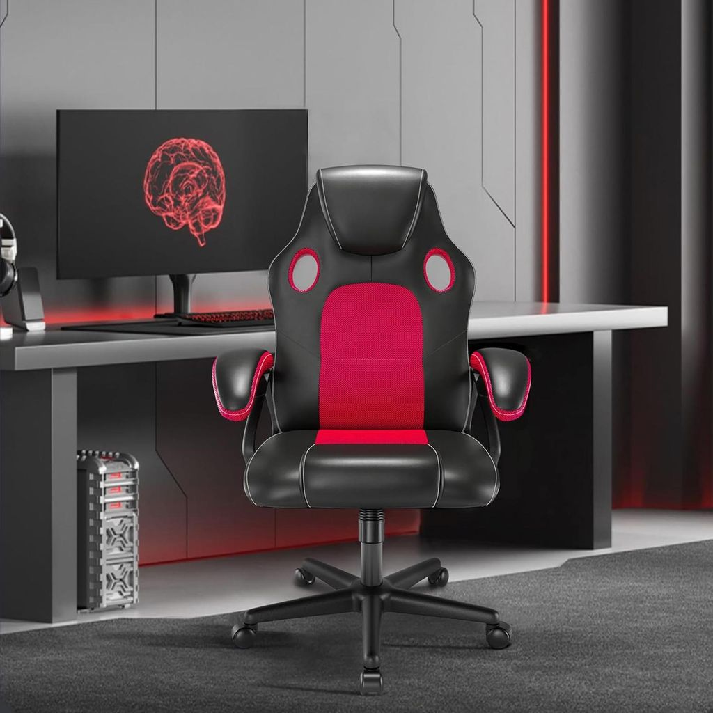 Bürostuhl ECO Daytona Rot