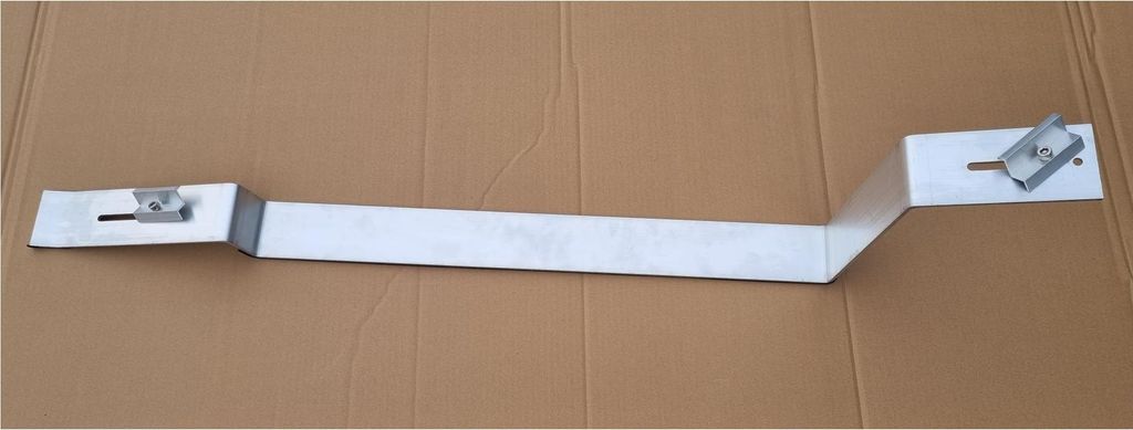 Aufständerung für Flachdach ohne Bohrung Solarmodul Halterung RE 15 Grad / 40mm Endklemme