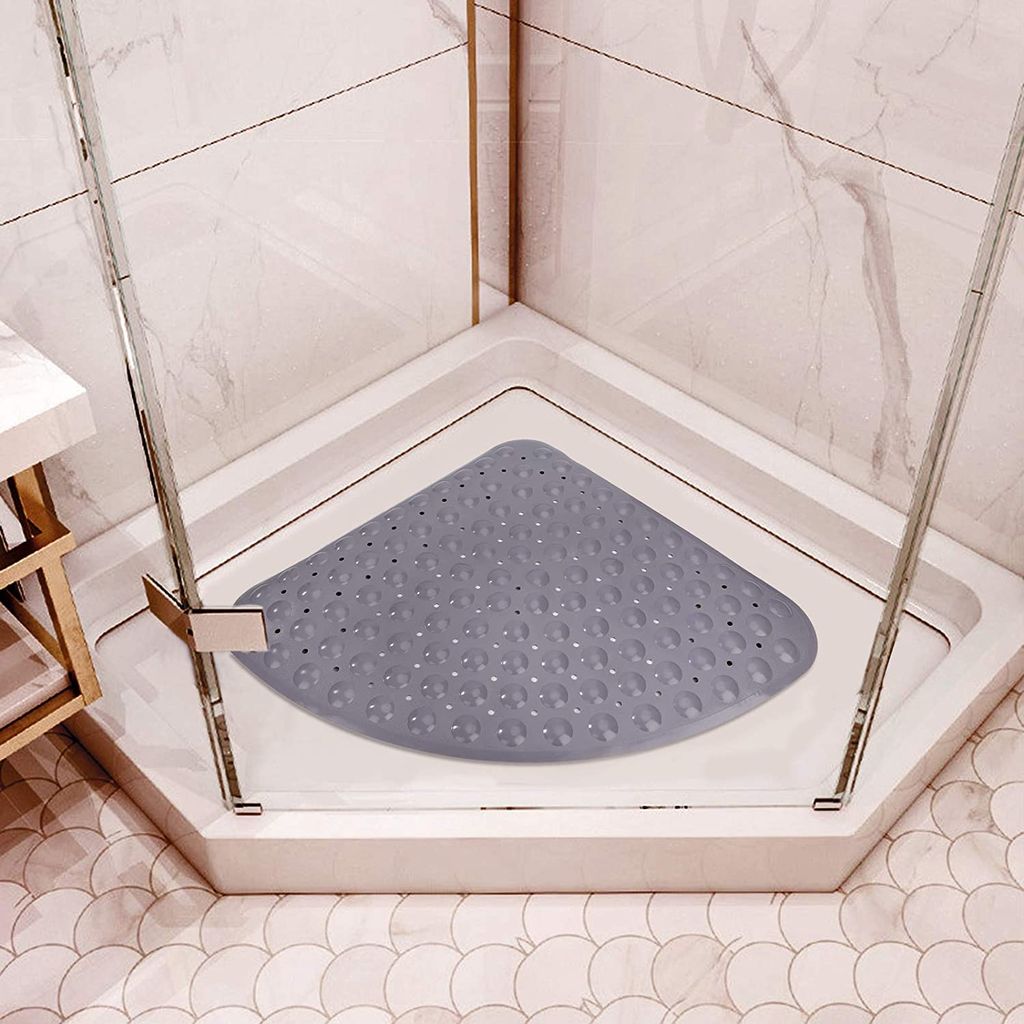 Rutschfeste Badewanne und Duschmatte mit Saugnäpfen 54x54cm 