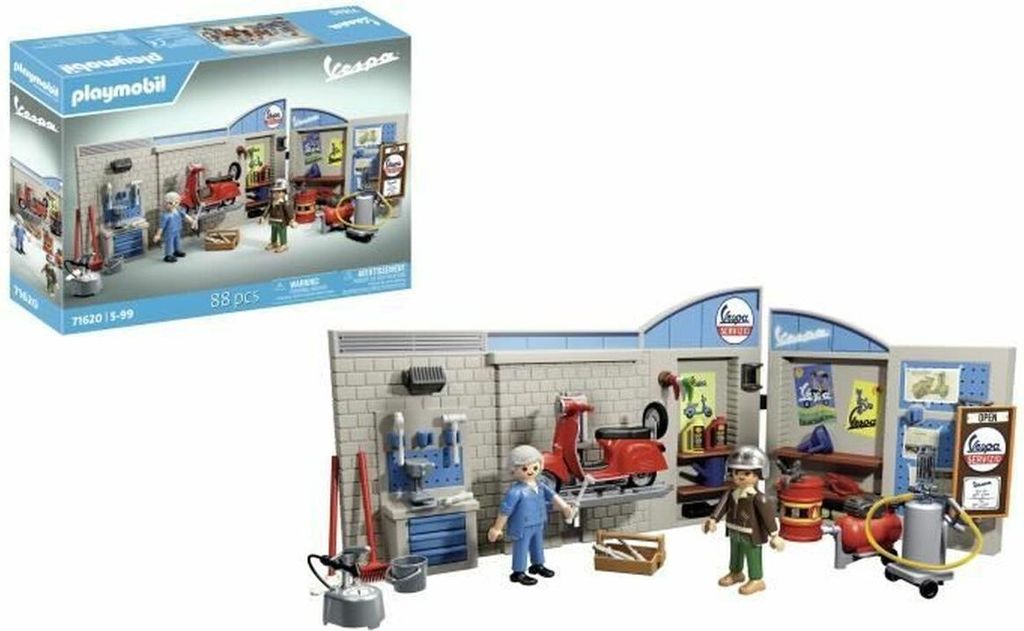 Playset PLAYMOBIL Vespa Retro Garage