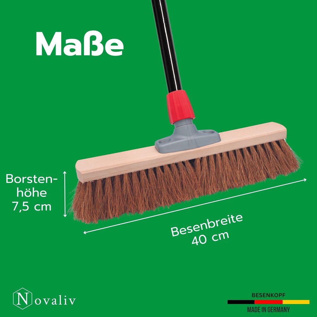 Novaliv kokosové koště 40 cm s násadou Koště s kokosovými Obrázek produktu 