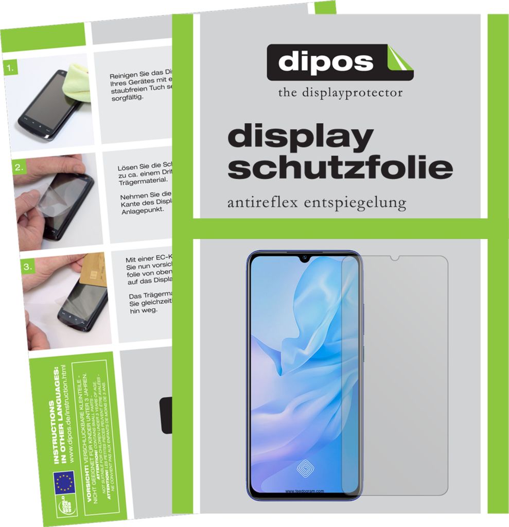 Schutzfolie für Vivo Y51 (2020) Display Folie matt Displayschutzfolie