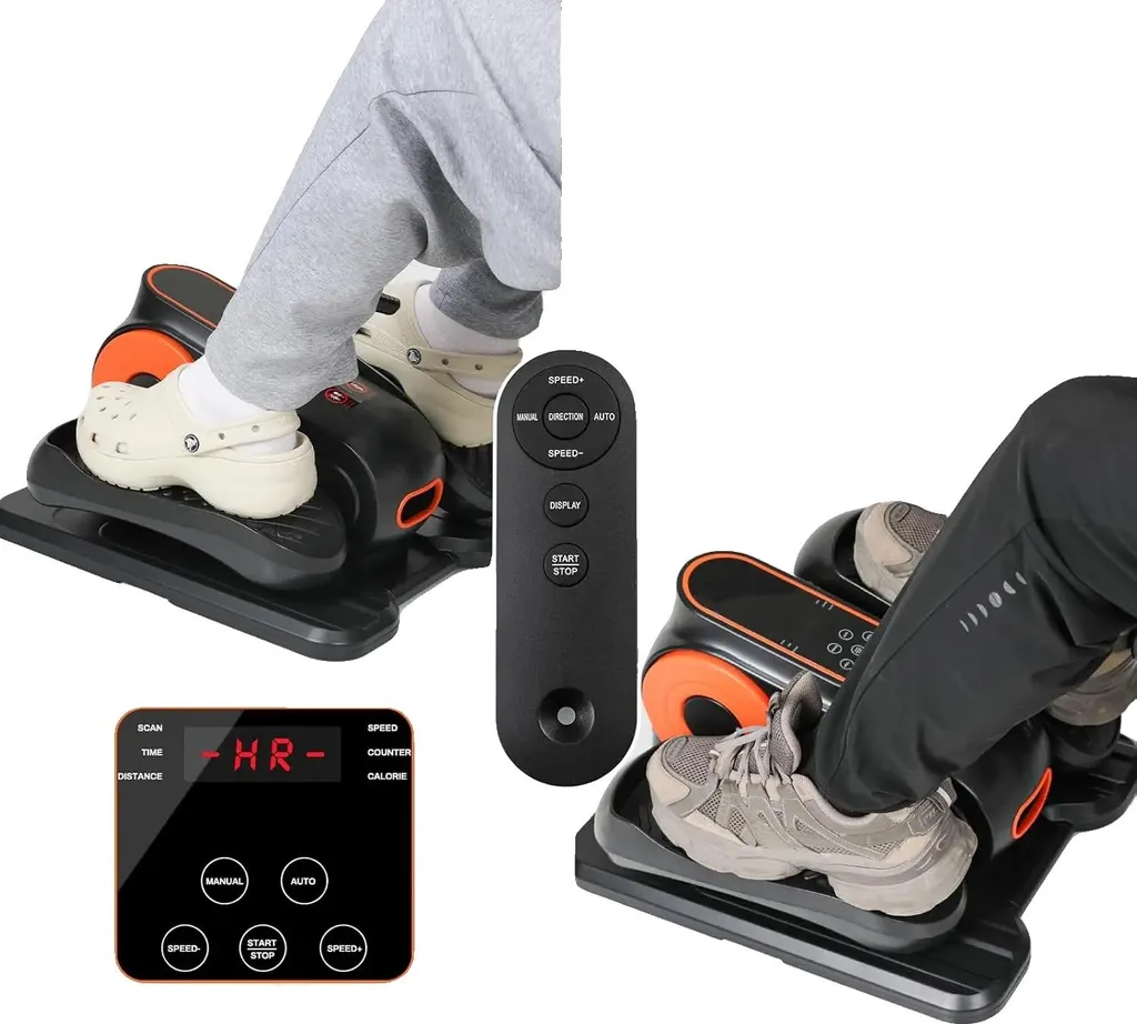 Vélo elliptique assis en acier robuste avec télécommande sans fil