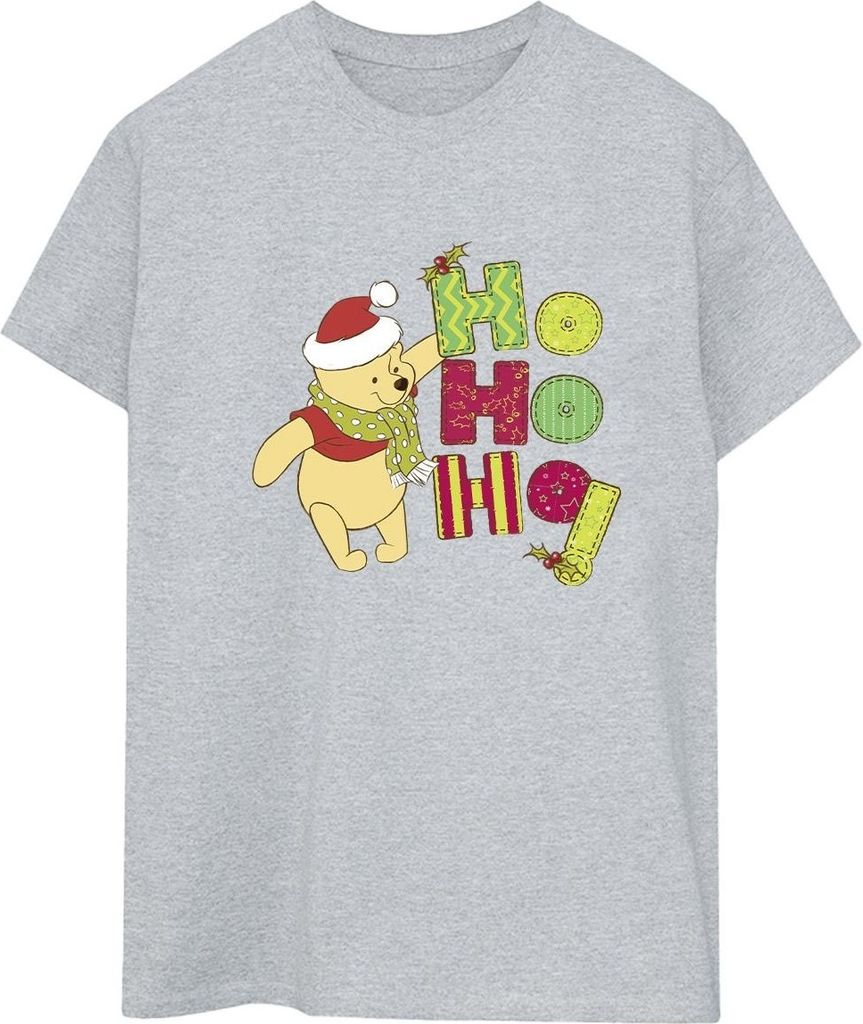 Disney - "Ho Ho Ho" T-Shirt für Damen BI47497 (S) (Grau)