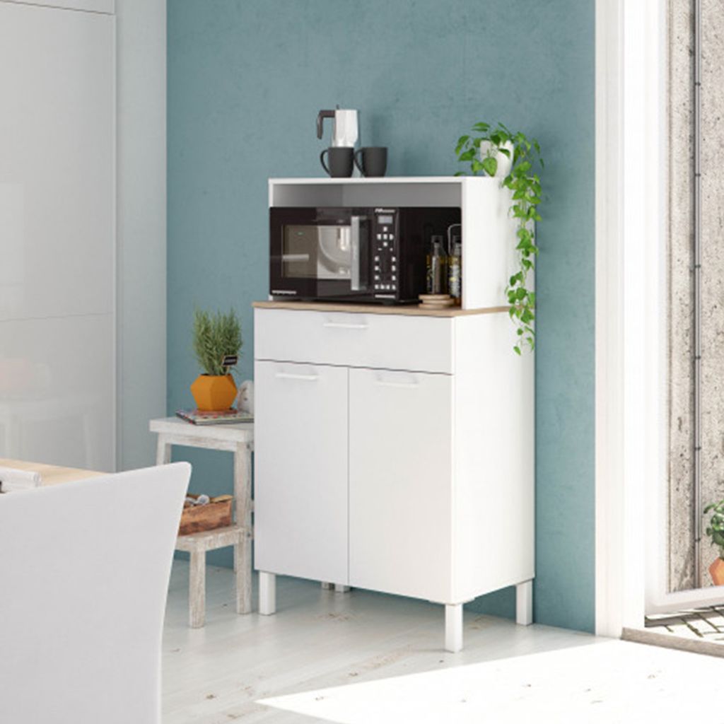 Pato Buffetschrank James Weiß 72 x 40 x 126 cm