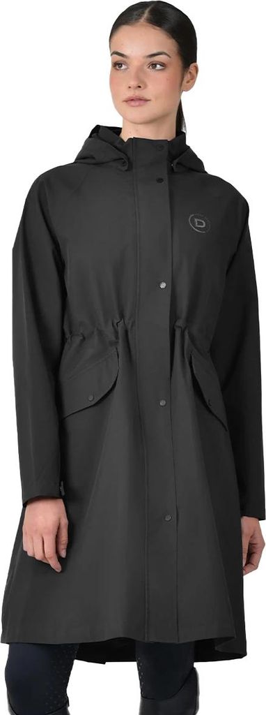 Dublin - Jacke für Damen, Wasserfest, Lang WB2311 (36 DE) (Schwarz)