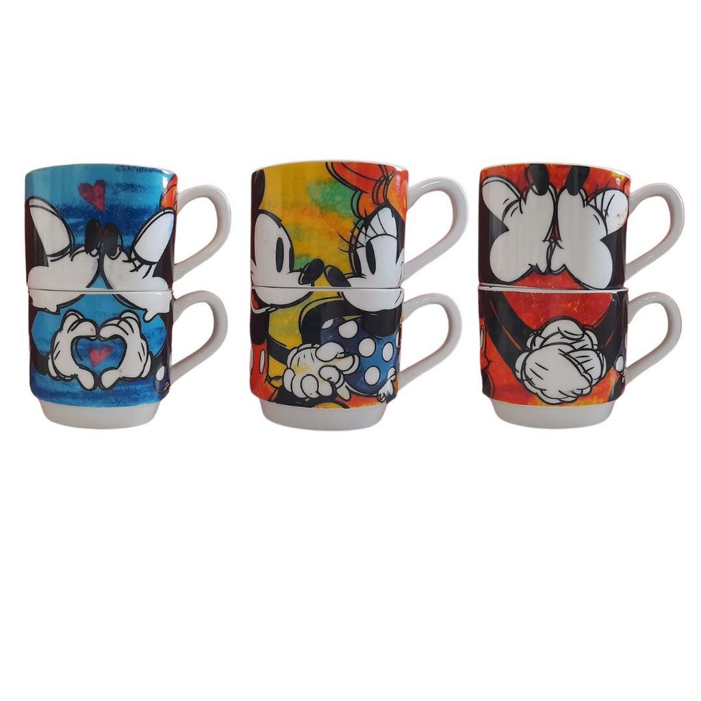 Disney Mickey Mouse Set aus sechs stapelbaren Bechern