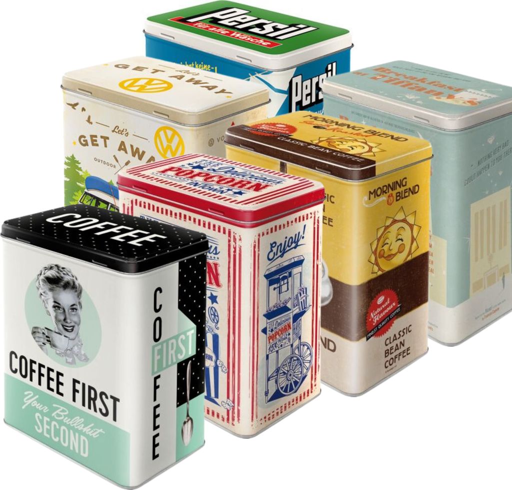 Nostalgic-Art - Boîte à provisions Boîte à café en métal - Image du produit 