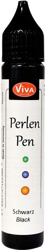 Perlen Pen - Viva Decor - Black 800 czarne perełki w płynie Zdjęcie produktu 