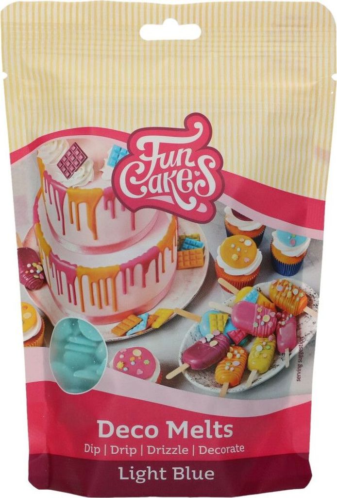 FunCakes Deco Melts Light Blue / Hellblau 250 g Produktbild 4