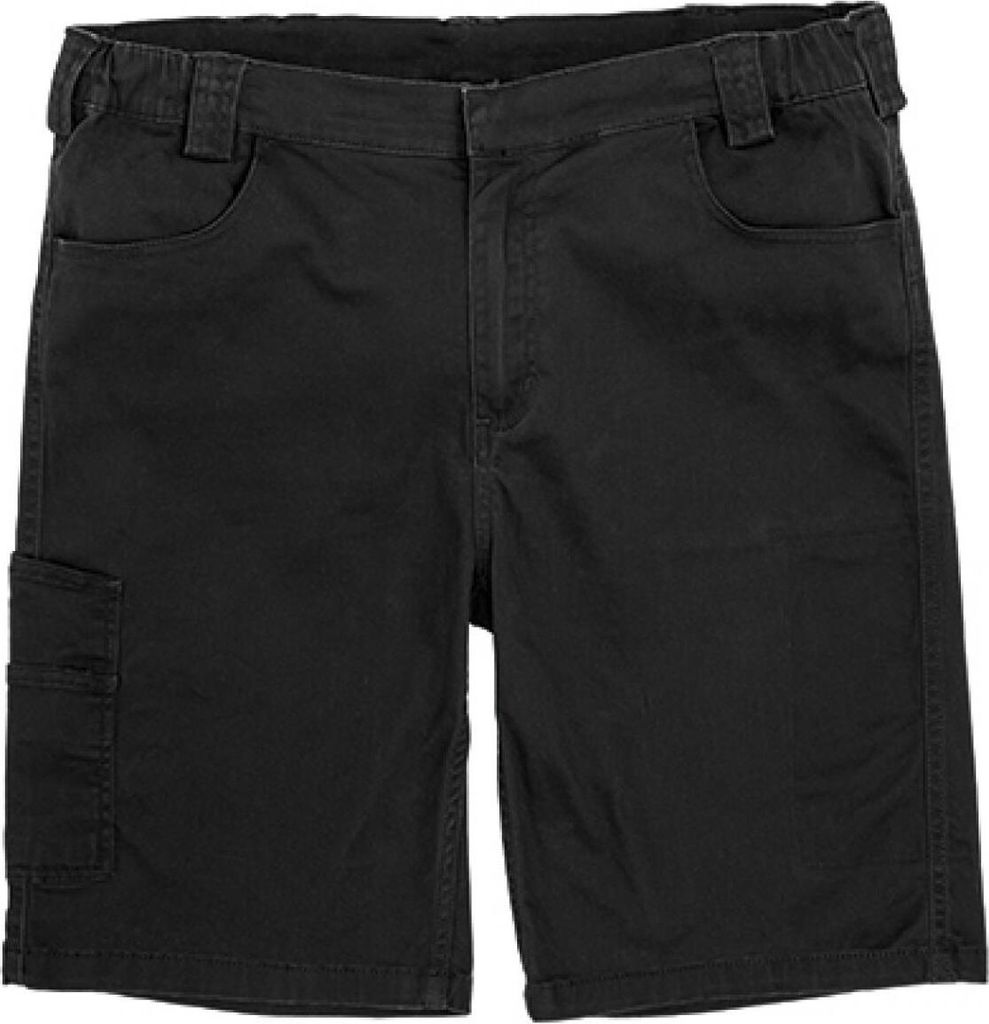 WORK-GUARD R471X | Arbeitshose Super Stretch Slim Chino Shorts - Farbe: Black - Größe: M