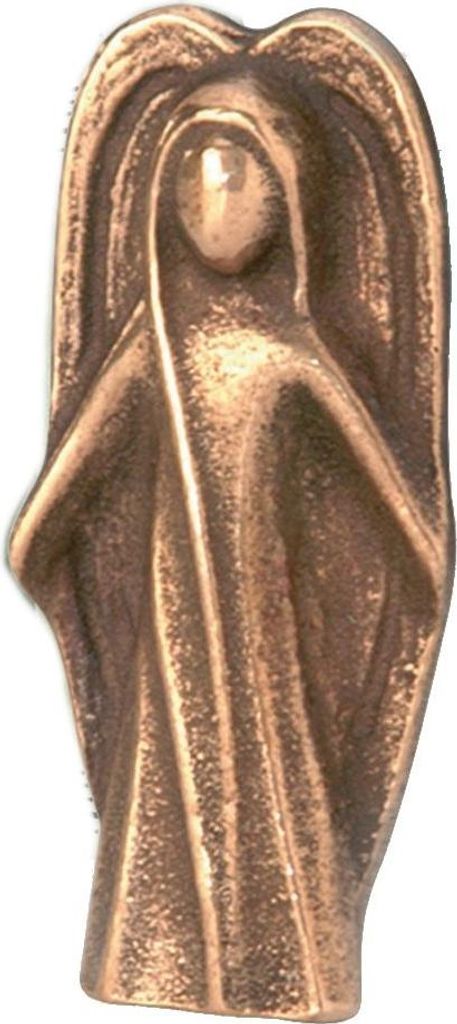 Engel Bronze Handschmeichler - Bronze Schutzengel Bronzeengel 5,5cm in Geschenkbox