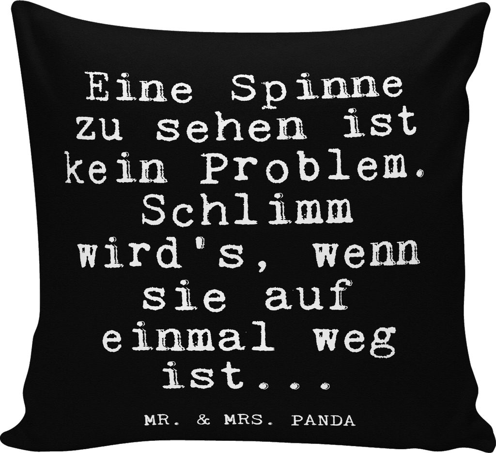 Mr. & Mrs. Panda 40 X 40 Kissen Eine Spinne zu sehen... - Produktbild 