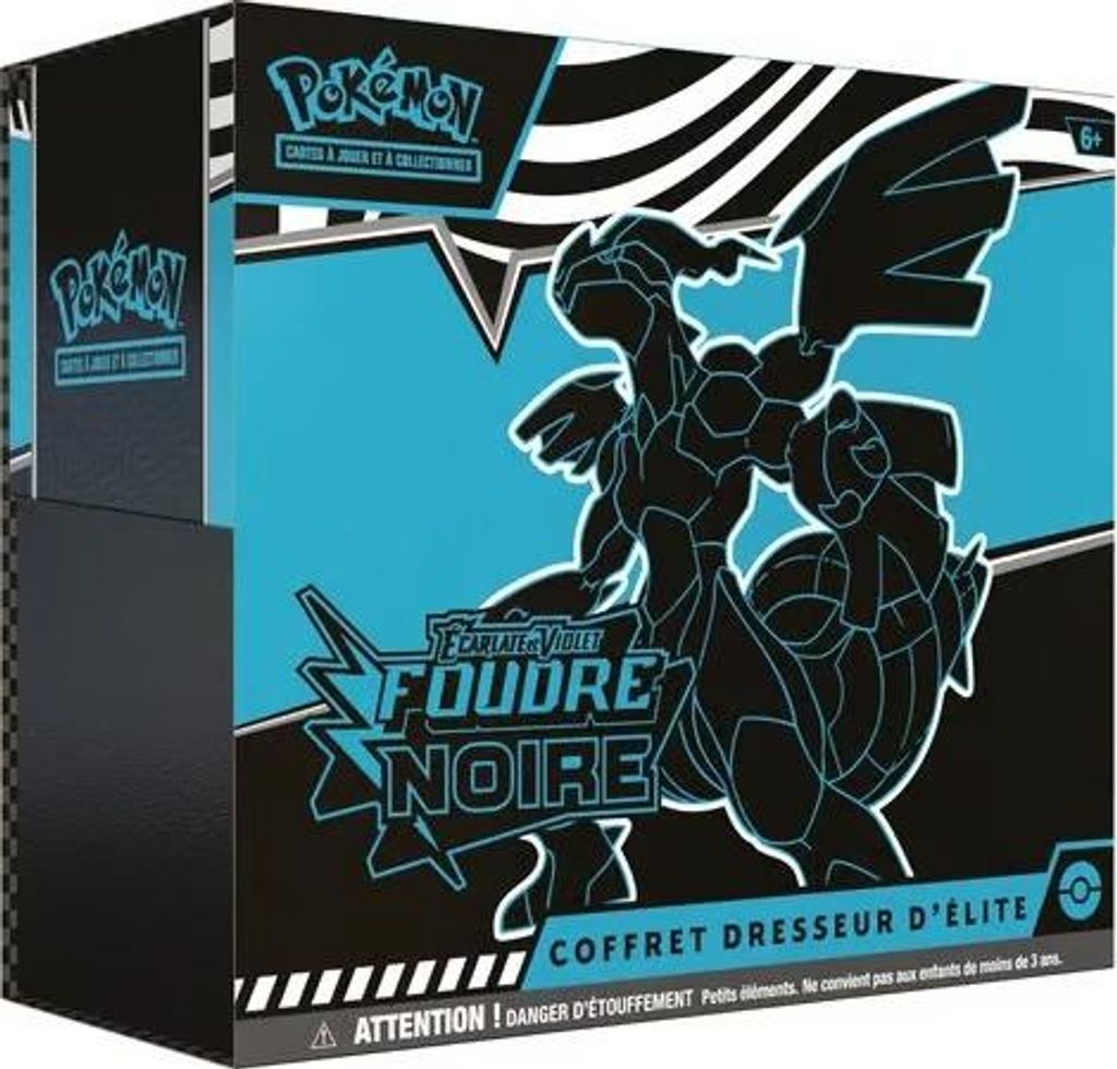 TCG Scarlet And Violet Black Bolt Elite Trainer Box (French)beschädigt