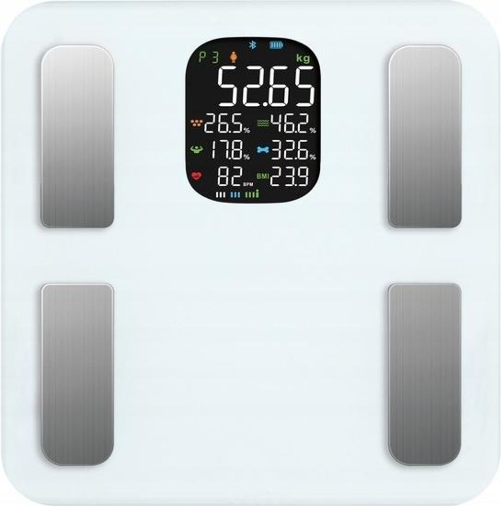 Oromed Electronic bathroom scale ORO-BLUETOOTH SMART white