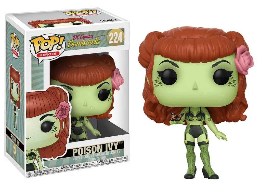 Figurine Funko Pop! Poison Ivy 224 DC Comics Bombshells en vinyle