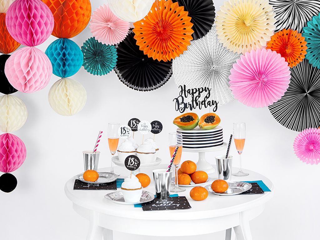 Papierstrohhalme, schwarz, 19,5cm (1 Packung / 10 Stk.) Produktbild 