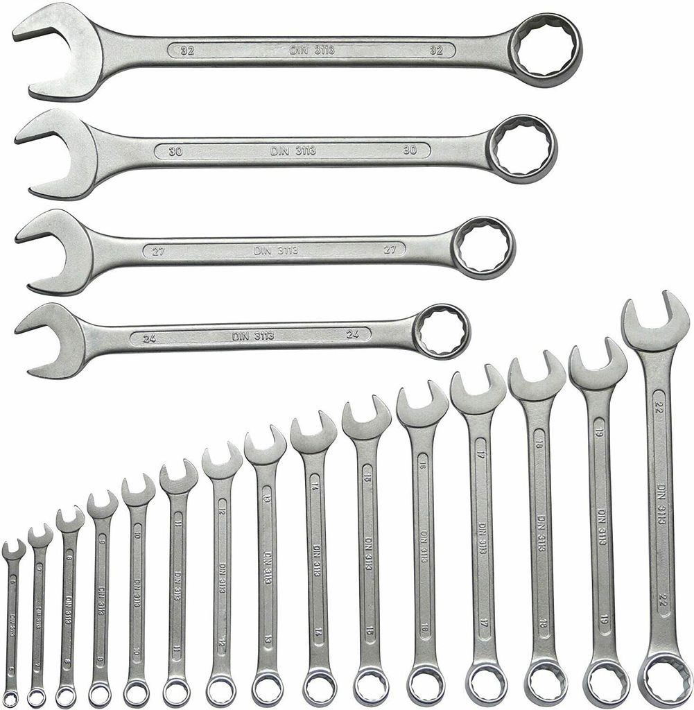 FAMEX 10344-19 Ring-Maulschlüssel Satz - Schraubenschlüssel Produktbild