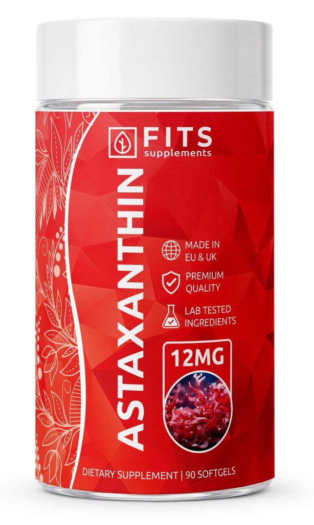 Astaxantina Forte, 12 mg, 90 cápsulas blandas Imagen del producto 