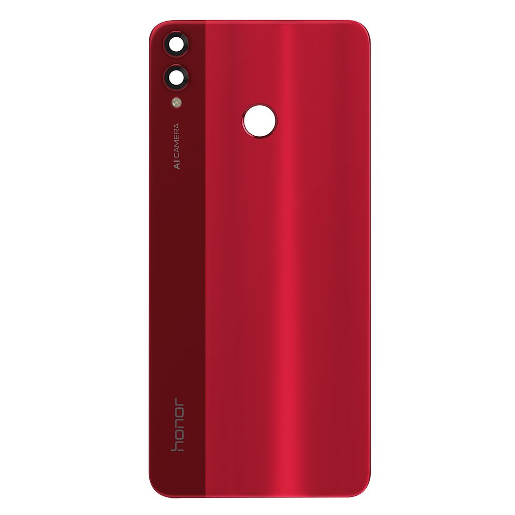 Clappio, Ersatz-Rückseitenglas für Honor 8X, Rot