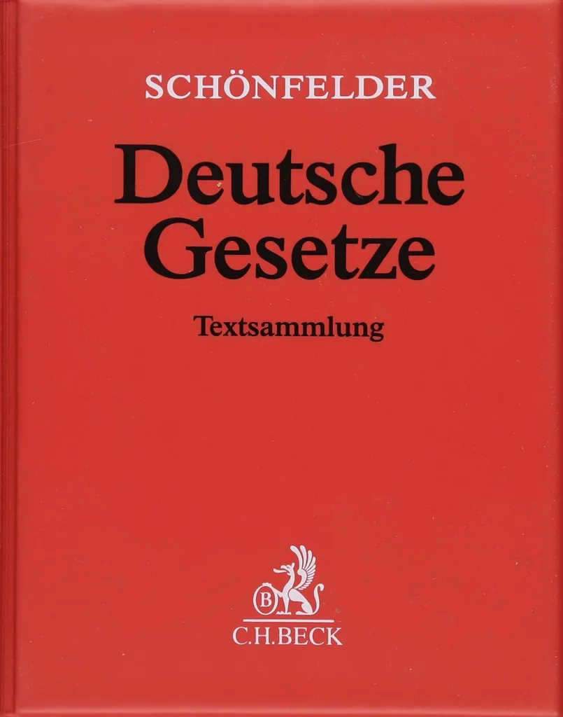 Deutsche Gesetze Recueil des Lois Allemandes de Référence Edition 2024