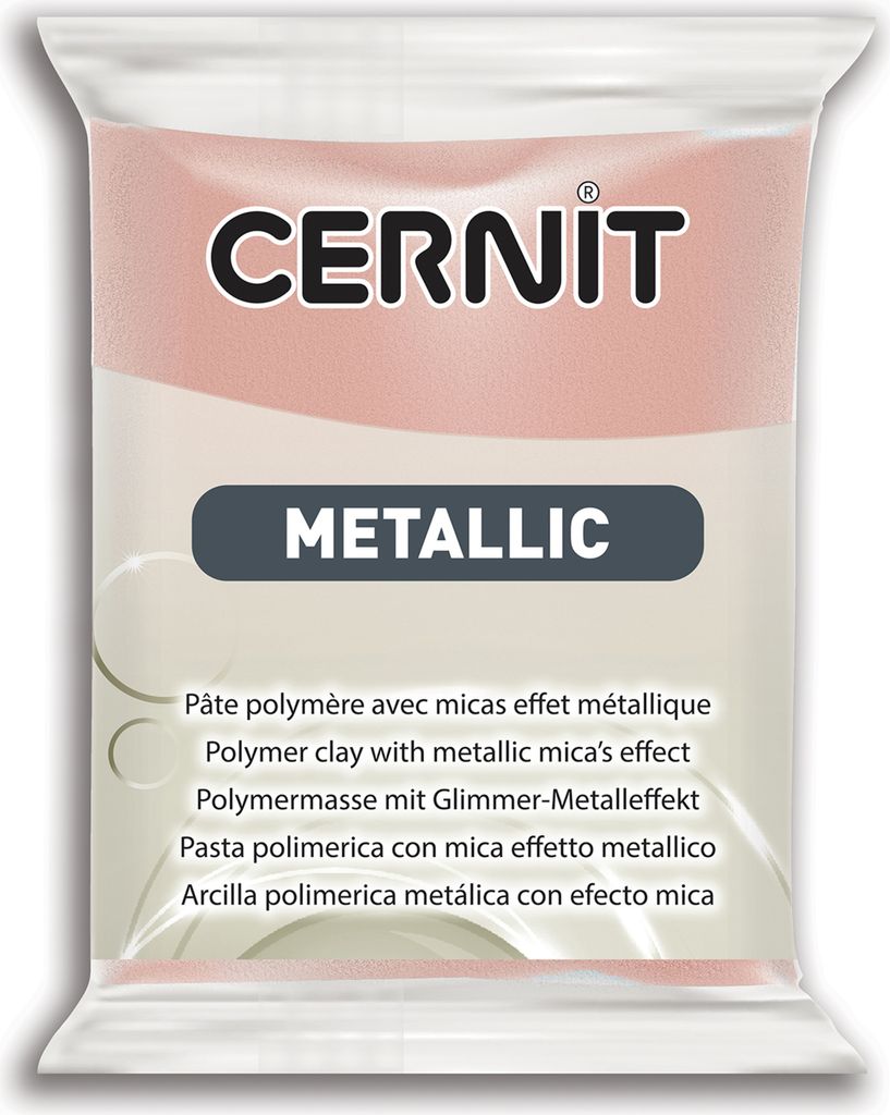 Cernit 6x Metallic 56g, Roségold - Rosagold| CE0870056052C