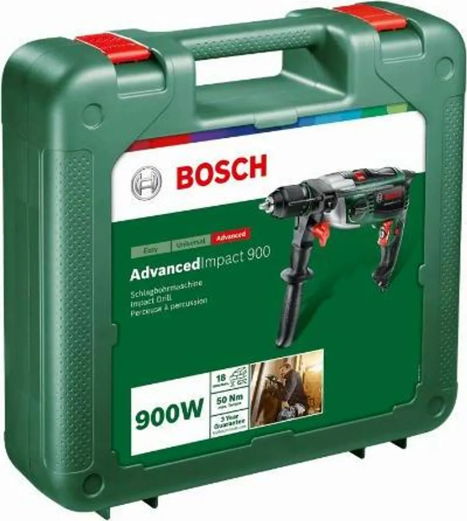 Bosch AdvancedImpact 900 Perceuse à percussion 2850 RPM Noir et Vert - 6