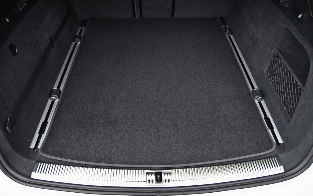 3-tlg Kofferraummatte mit Ladekantenschutz passend für Audi A6 4G C/ Avant Kombi