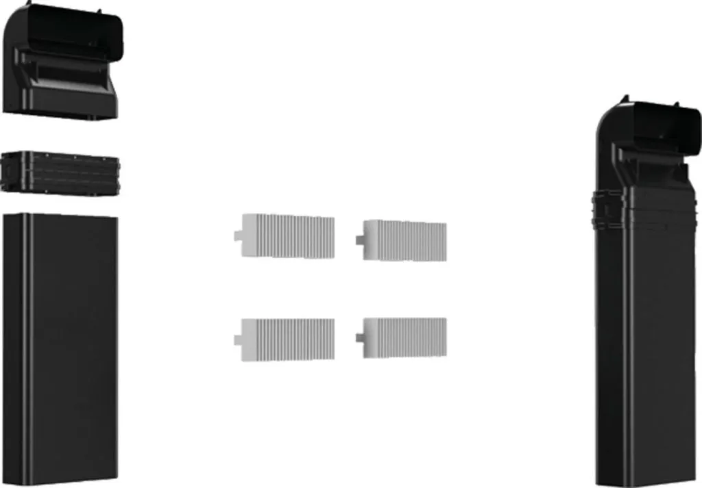 Éliminez les odeurs avec le Kit Bosch HEZ9VDKE1 Noir pour Plaque Aspirante