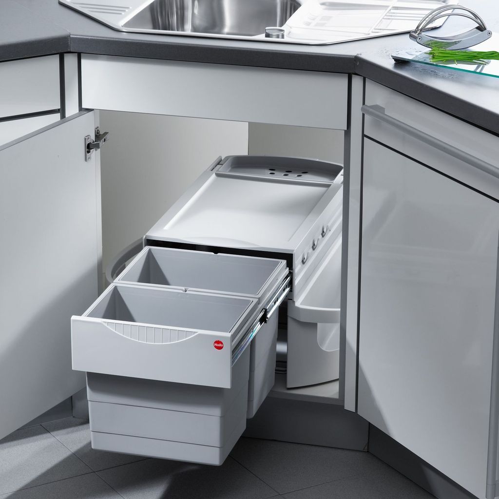 Hailo 3645121 - AS Rondo - 18L/18L/multifunkční koš 12L Obrázek produktu 