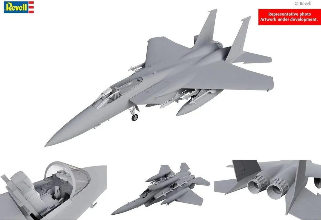 Maquette à construire Boeing F-15C Eagle Revell avec peinture et colle