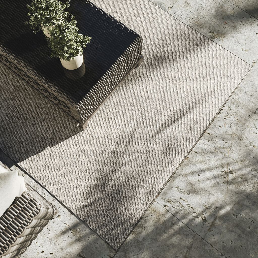 Interiyou In- & Outdoor-Teppich Asti Hellgrau 300x300 cm