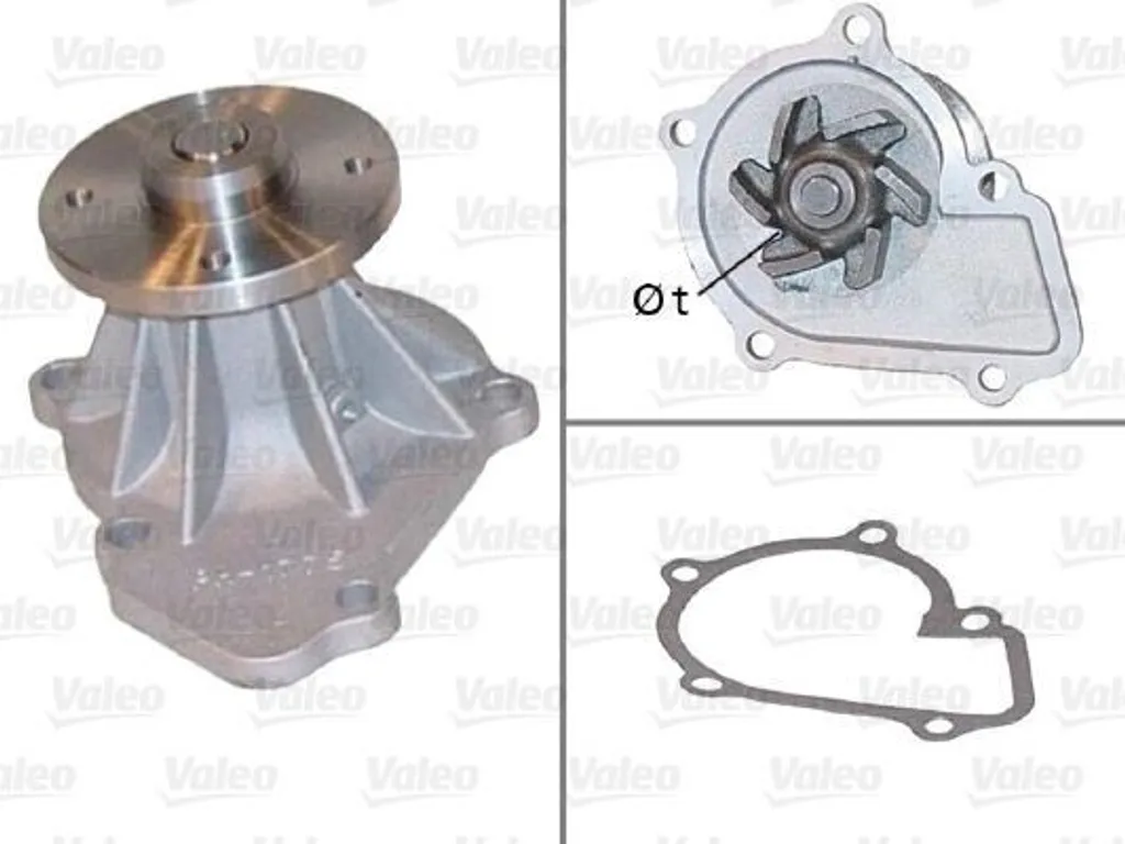 Pompe à eau de refroidissement moteur VALEO pour 4x4 Nissan et Maverick