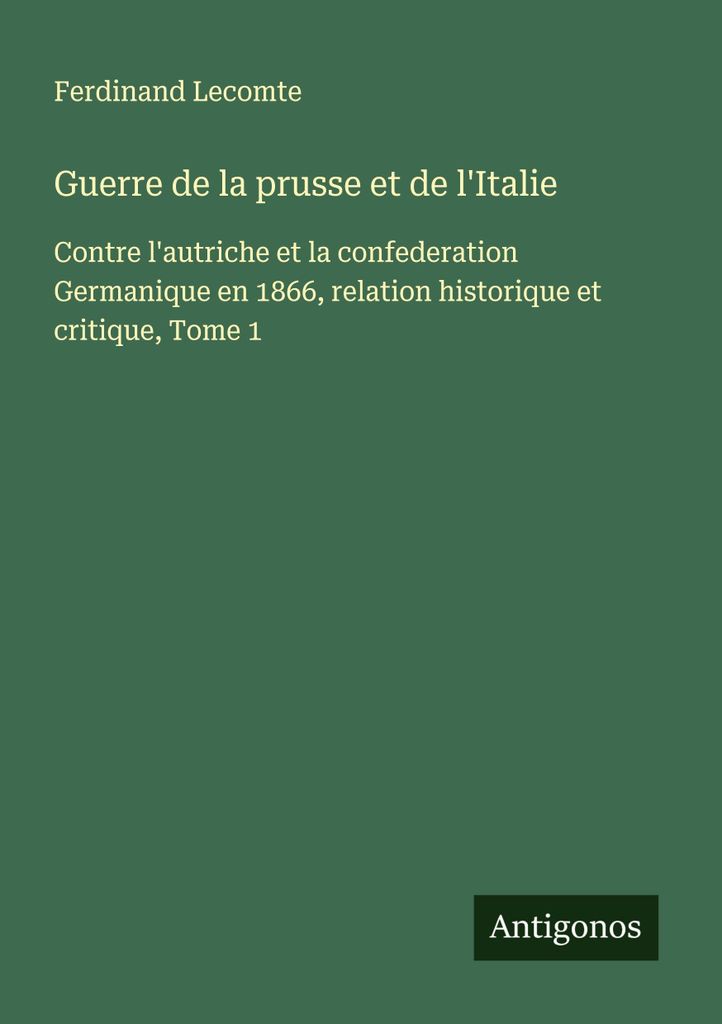 Preußischer und Italienischer Krieg