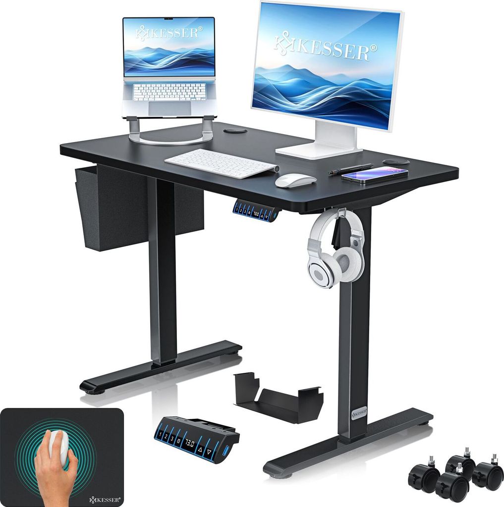 KESSER® Schreibtisch elektrisch & höhenverstellbar Produktbild 