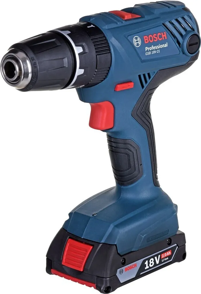 Bosch GSB 18V-21 Perceuse percussion 55Nm mandrin 13mm et batterie
