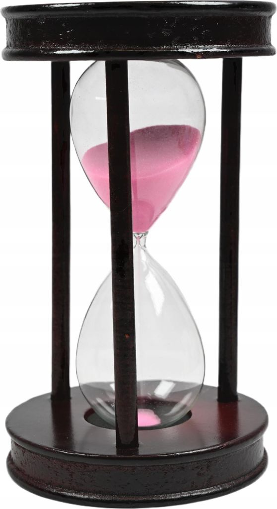 Elegante Holz Sanduhr 15 Minuten - Präziser Timer für perfektes Zeitmanagement