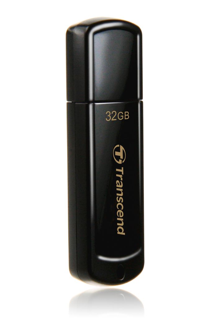 Transcend JetFlash 350, 32 GB, USB Typ-A, 2.0, Kappe, 8,5 Produktbild 