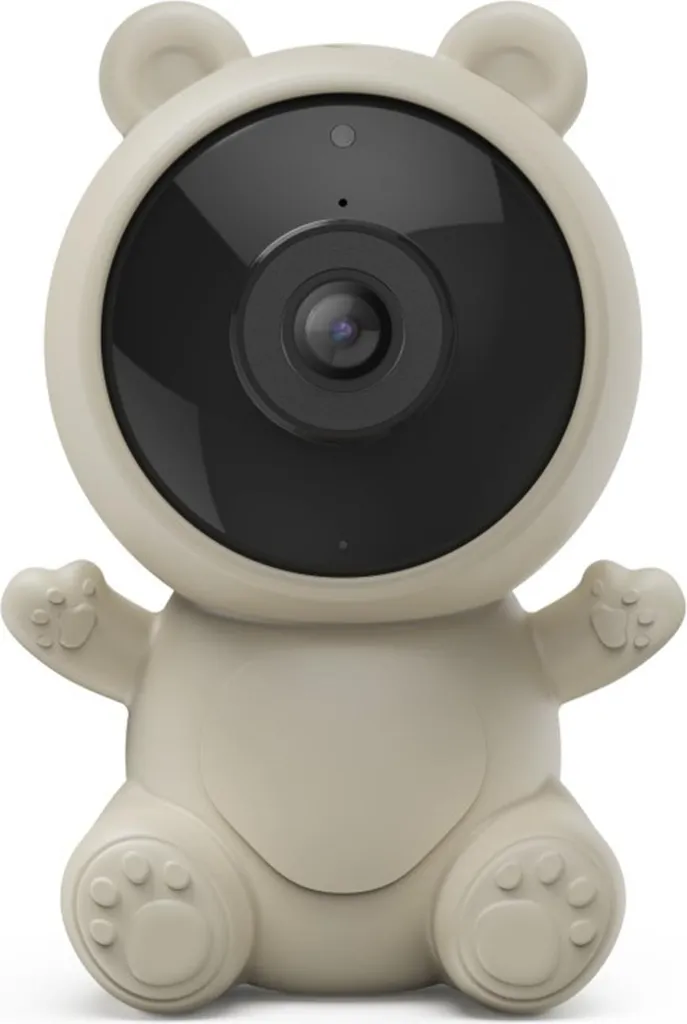 Caméra surveillance intelligente bébé WLAN 1080p avec app et veilleuse
