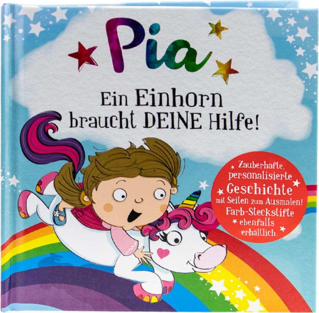 Das magische Märchenbuch mit deinem Namen - Pia