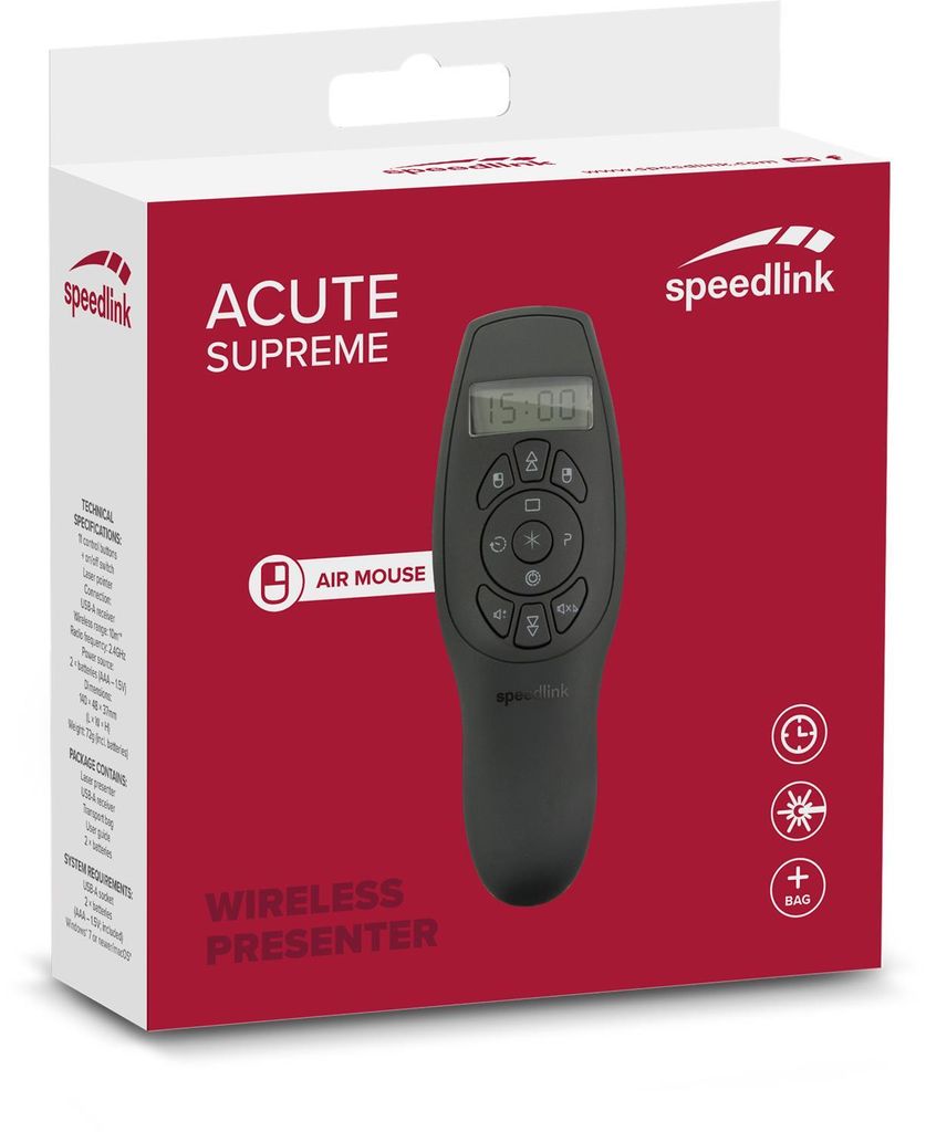 speedlink SL-600402-BK speedlink ACUTE Presenter Image du produit 