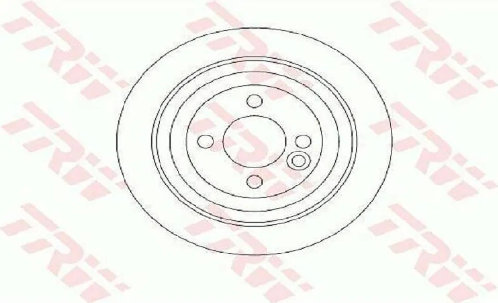 Paire de disques TRW DF6523 haute performance pour MINI Clubman R55 R56