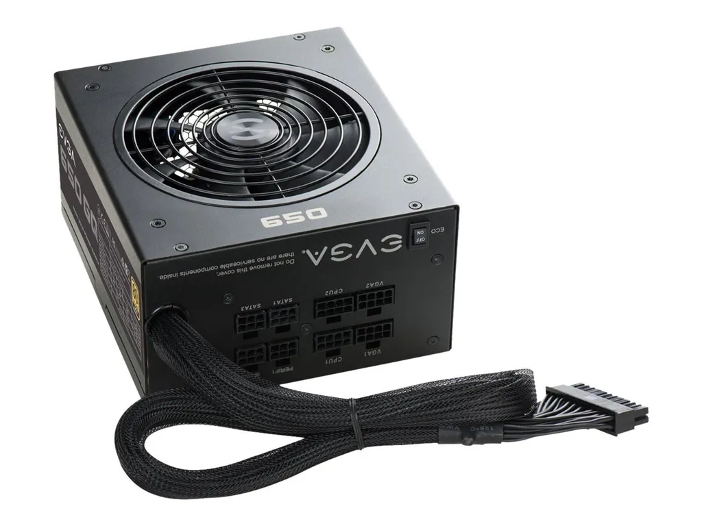 Alimentation Gaming 650W EVGA 650 GQ pour PC Fixe Silencieux et Puissant