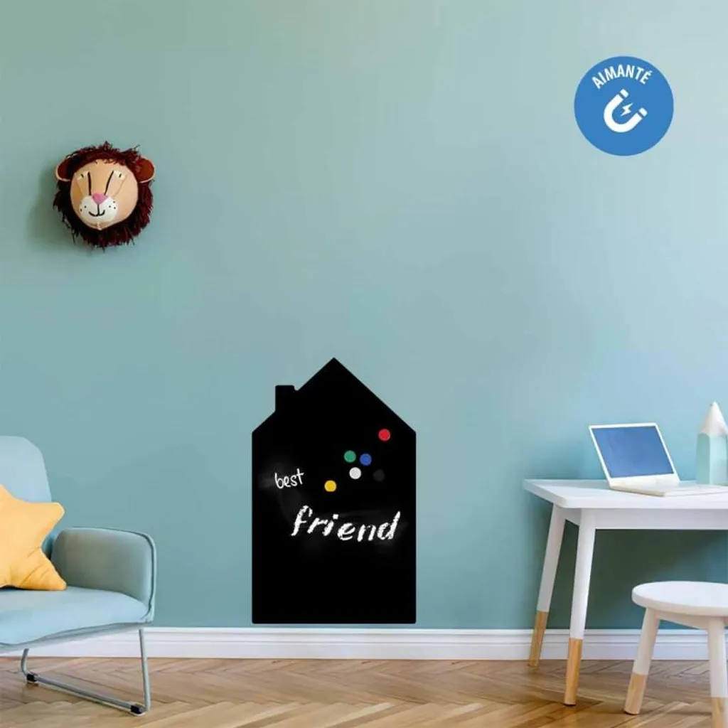 Sticker ardoise mural pour ne plus rien oublier sans abîmer vos murs